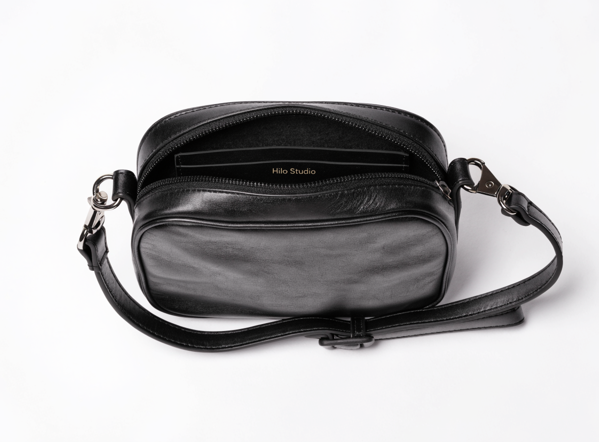 Bolso cruzado de cuero