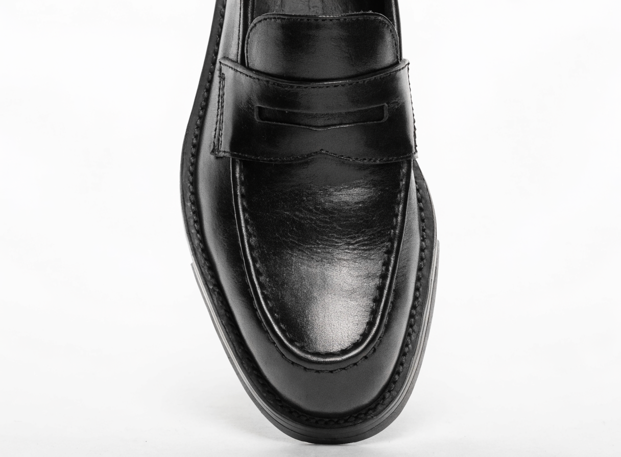 Mocasín Penny de cuero