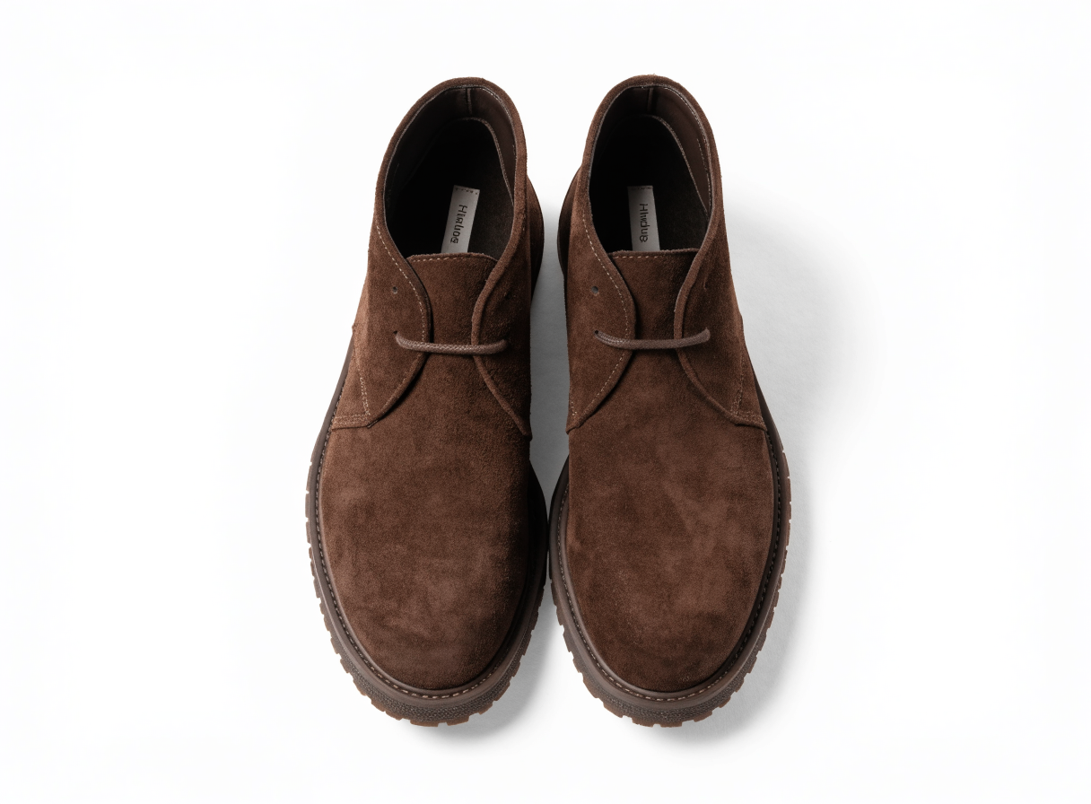Bota Chukka de gamuza