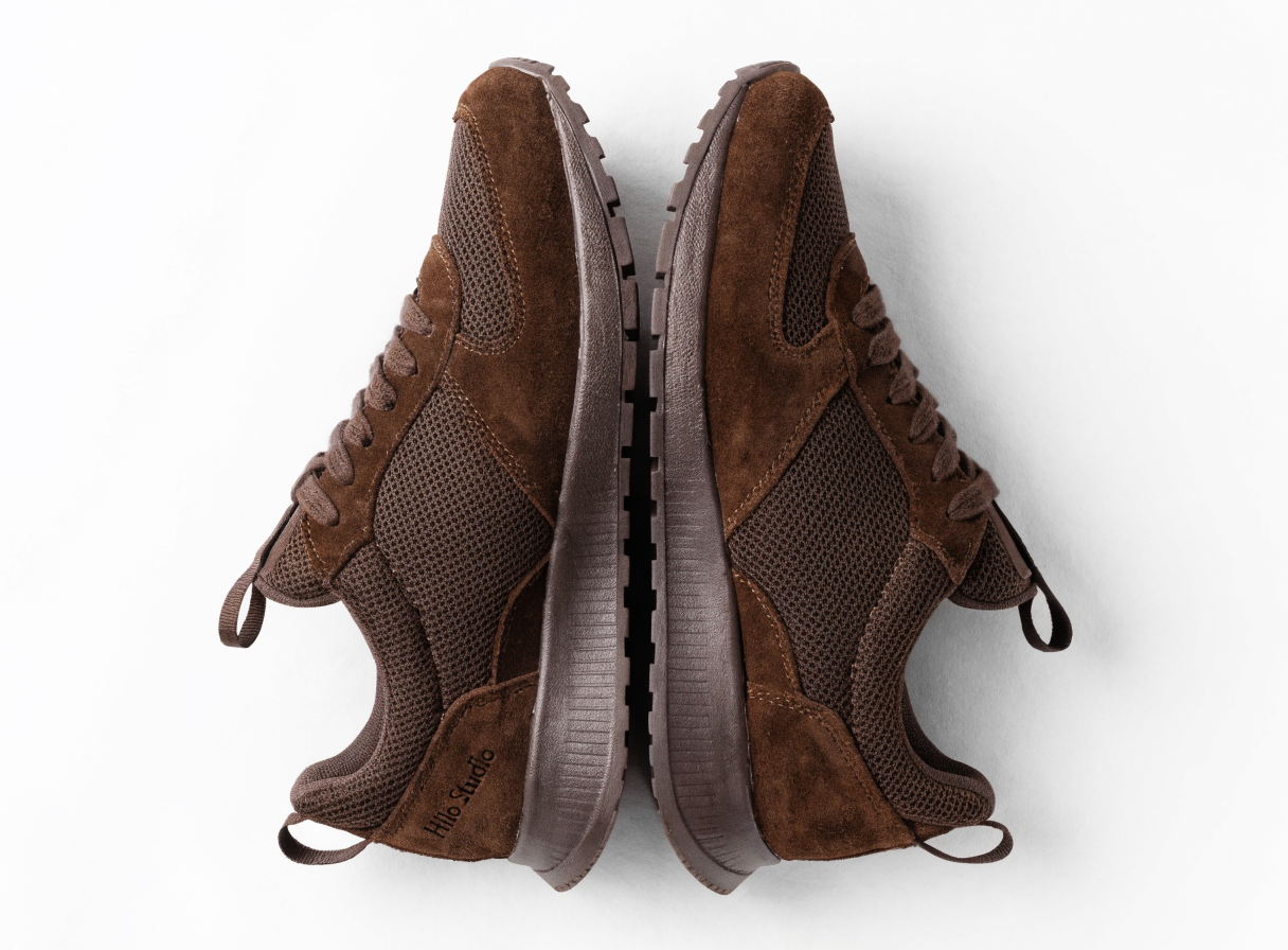 Tenis Runner de gamuza