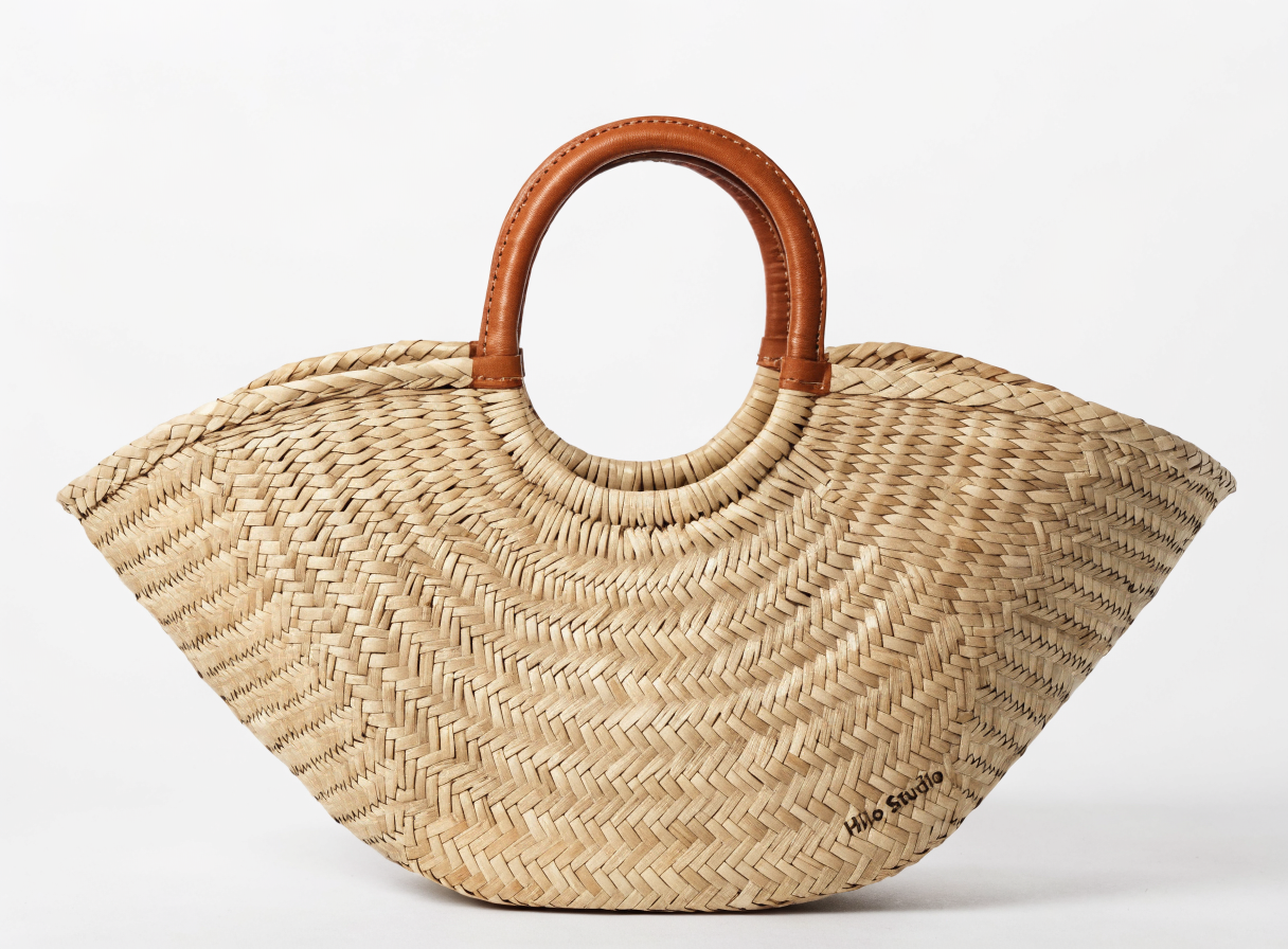 Bolso de paja tejida